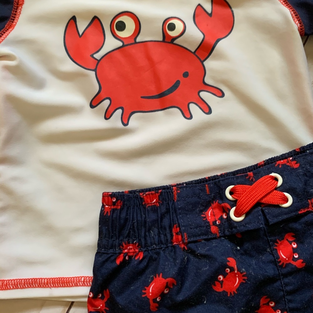 Swim trunks and Rash Guard - Picture 2 of 4